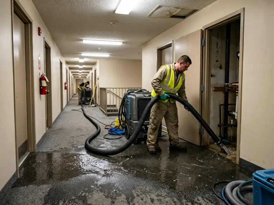 multi-unit-apartment-hallway-f-005 — frequently asked questions, Emergency Burst Pipe Water Extraction & Removal in Monongah…